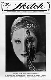 Images Dated 7th September 2016: Brigitte Helm sees through herself