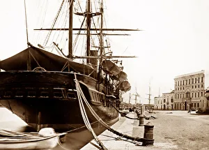 Brindisi Prints: Brindisi Harbour, Italy, Victorian period