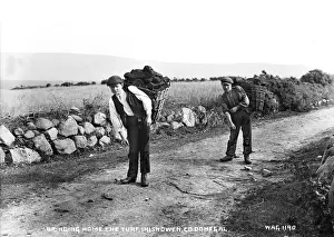 Bringing Prints: Bringing Home the Turf, Inishowen, Co. Donegal