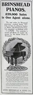 Brinsmead Pianos advert