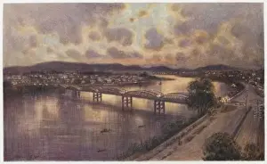 Brisbane Prints: Brisbane at Dusk