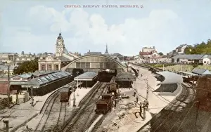 Brisbane Prints: Brisbane Railway Station
