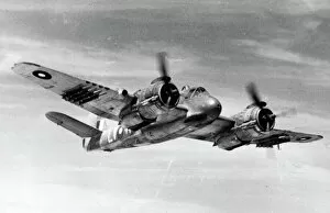 Forward Collection: Bristol 156 Beaufighter VIF (forward view, flying) of N