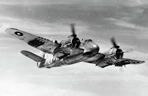 Forward Gallery: Bristol 156 Beaufighter VIF (forward view, flying) of N