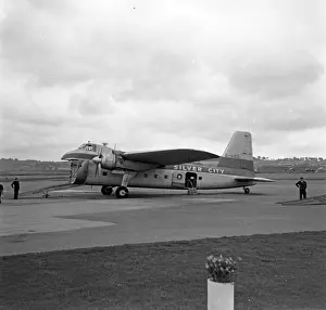 Touquet Prints: Bristol 170 Freighter G-AICS Silver City Le Touquet