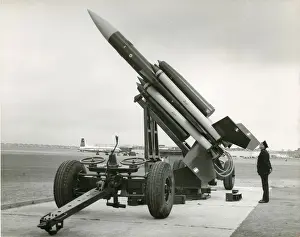 Bristol Bloodhound guided missile unveiled at Filton