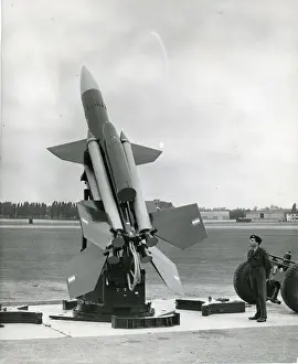 Bristol Bloodhound guided missile unveiled at Filton