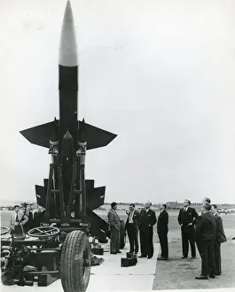 Bristol Bloodhound guided missile unveiled at Filton