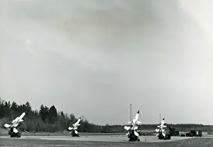 Stockholm Prints: Bristol Bloodhound II surface-to-air guided missiles