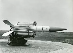 Images Dated 18th September 2018: Bristol Bloodhound surface-to-air missile, North Coates