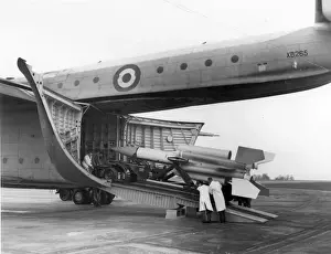 Surface Prints: Bristol Bloodhound surface-to-air missile loaded