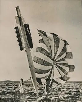 Bristol Bobbin recoverable ramjet test vehicle after landing