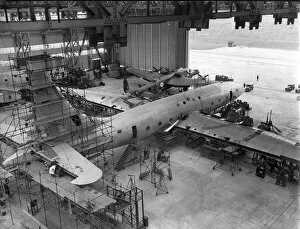 Avro Collection: The Bristol Brabazon under construction at Filton