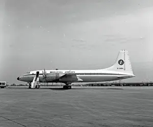 Bristol Britannia 102 G-ANBA Britannia Airways Luton 1968