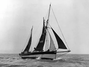 Cutter Prints: Bristol Channel cutter in Tall Ships Race, Torbay, Devon