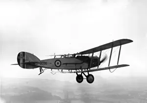Filton Prints: Bristol Fighter F2B D8096 flying at Filton