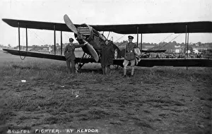 A Bristol Fighter F2B at Hendon in 1919