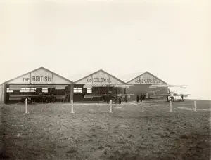Larkhill Prints: The Bristol Flying School at Larkhill near Stonehenge