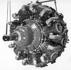 Bristol Hercules 734 14-cylinder radial Front port view