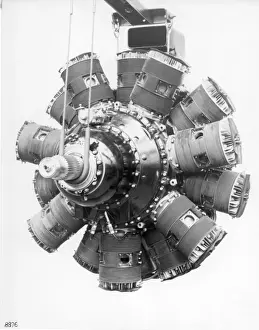 Bristol Hercules III 14-cylinder radial Front port view