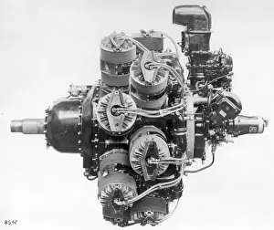 Hercules Prints: Bristol Hercules IV 14-cylinder radial Port side