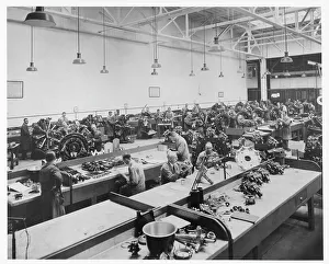 Radial Prints: Bristol Mercury, component assembly workshop