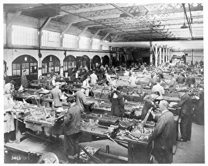Radial Prints: Bristol Mercury, initial assembly workshop