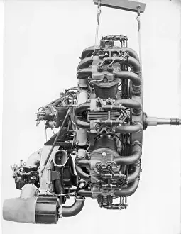 Bristol Orion 9-cylinder radial - Starboard side view
