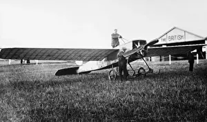 Bristol Prier Monoplane Parked at the Bristol Flying Sch?