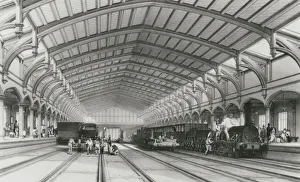 Images Dated 4th September 2013: Bristol Station, The GWR by J C Bourne