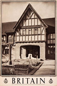 Images Dated 1st March 2013: Britain poster, Droitwich Spa, Brine Baths