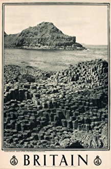Images Dated 1st March 2013: Britain poster, Northern Ireland, The Giants Causeway