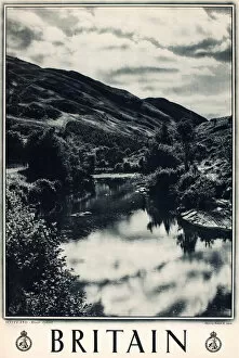 Images Dated 1st March 2013: Britain poster, River Ayort, Scotland