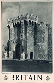 Images Dated 1st March 2013: Britain poster, Southampton Bargate