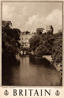 Images Dated 1st March 2013: Britain poster, Warwick Castle