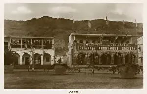 Britannia Anonymous Society building, The Crescent, Aden
