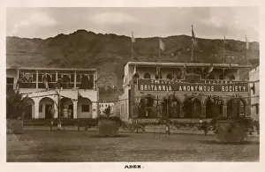 Yemeni Prints: Britannia Anonymous Society Cigarette Factory at Aden, Yemen