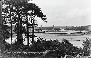 Straits Prints: Britannia Bridge over Menai Straits
