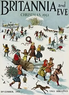 1951 Collection: Britannia and Eve Christmas 1951 cover
