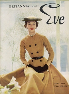 Gloves Collection: Britannia and Eve front cover, April 1954