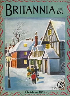 Traditional carol singers