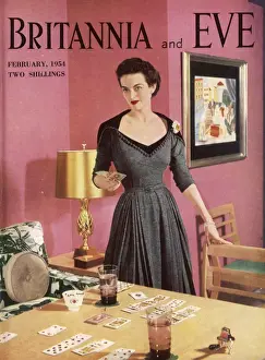 Britannia and Eve front cover, February 1954