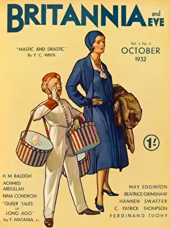 Packages Prints: Britannia and Eve front cover, October 1932