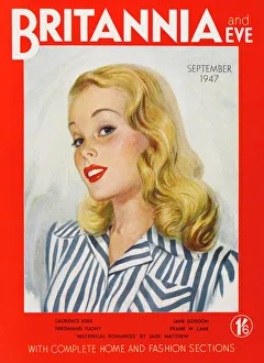 Britannia Gallery: Britannia and Eve front cover, September 1947