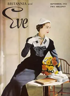 Graceful Prints: Britannia and Eve front cover, September 1954