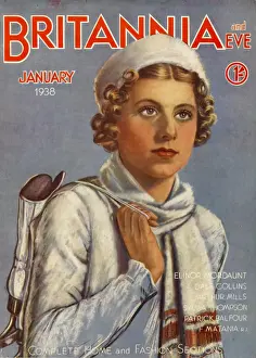 Laces Prints: Britannia and Eve magazine, January 1938