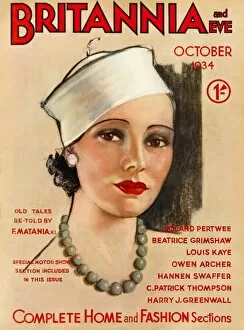 Lip Stick Gallery: Britannia and Eve magazine, October 1934