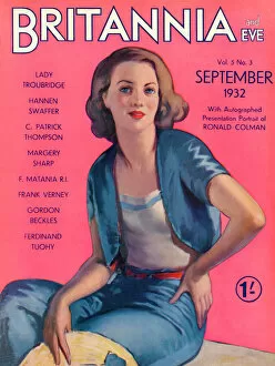 Lip Stick Gallery: Britannia and Eve magazine, September 1932