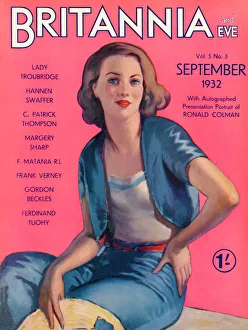 Lip Stick Gallery: Britannia and Eve magazine, September 1932