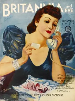 Puffed Prints: Britannia and Eve magazine, September 1939